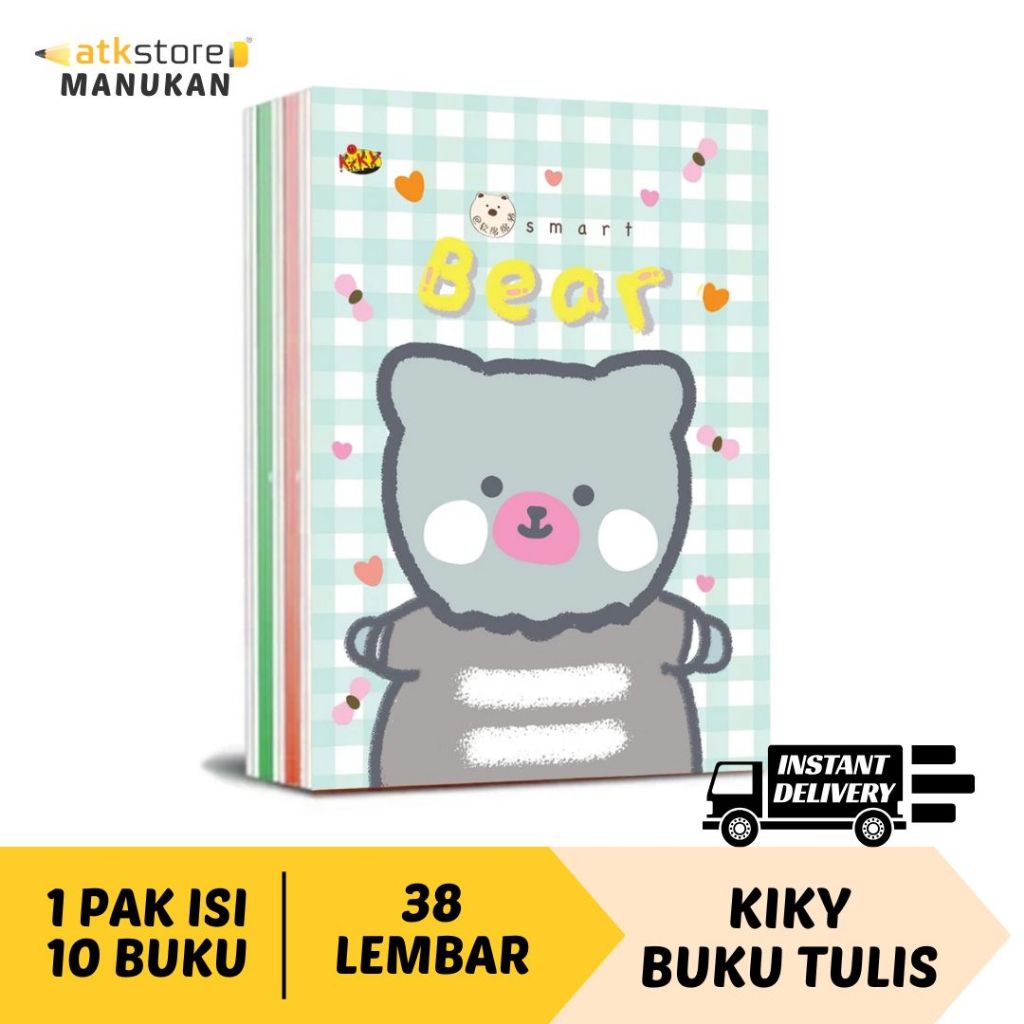 

Kiky Buku Tulis A5 Kwarto 38 Lembar Isi 10