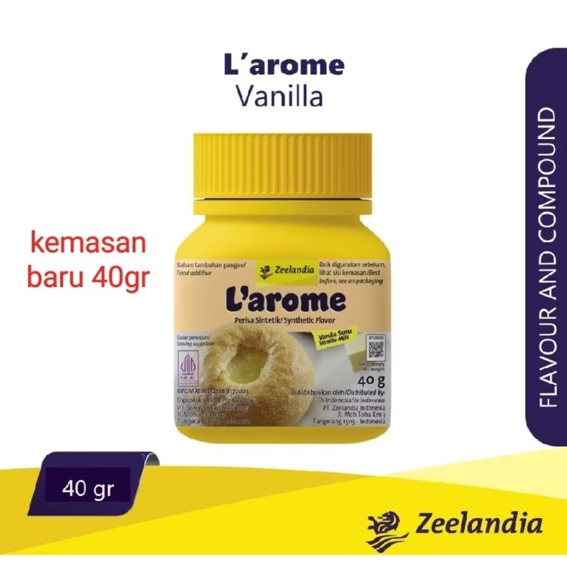 

larome vanilla susu 40gr