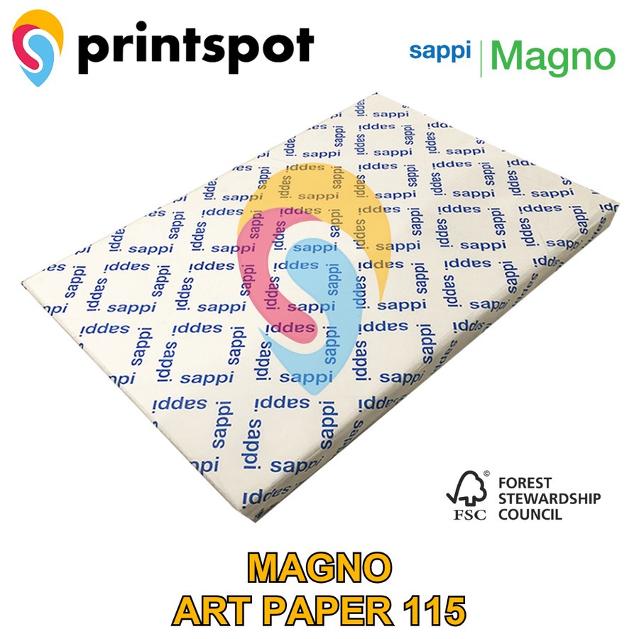 

Magno Gloss Kertas Art Paper Carton CTS 115 Gsm A3+ 500 Lembar - Pack