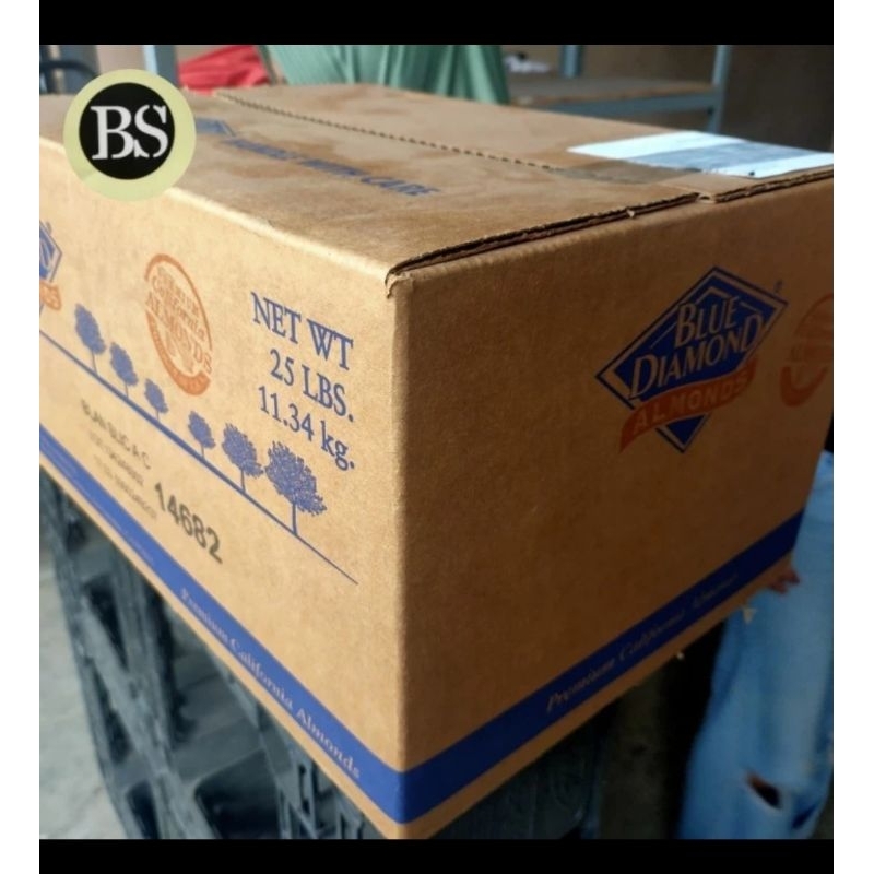 

Kacang Almond Powder/Bubuk Blue Diamond KARTONAN/Dus