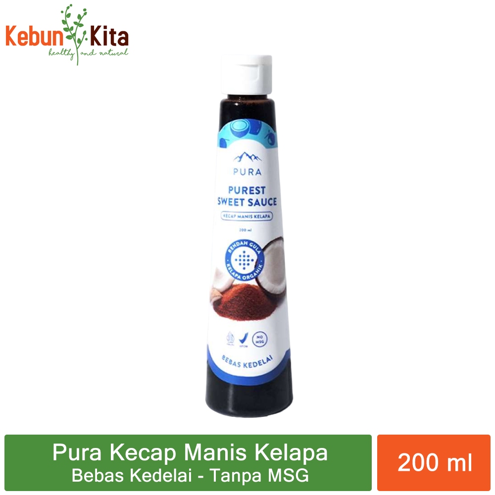 

Pura Kecap Manis Kelapa 200 ml - Bebas Kedelai Tanpa MSG