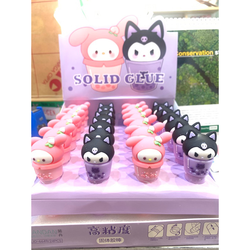 

glue stick kepala sanrio 6649/ lem melody kuromi