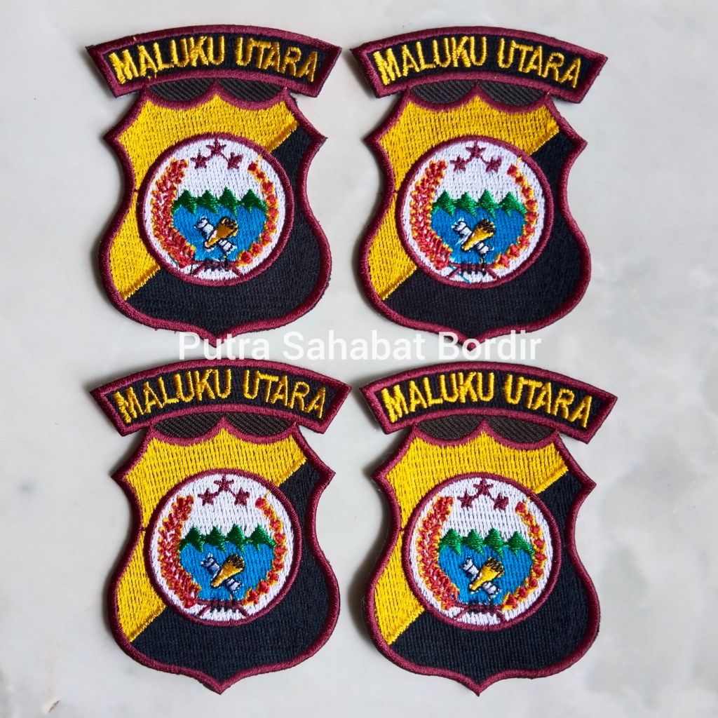 Patch | Logo Bordir Polda Maluku Utara.