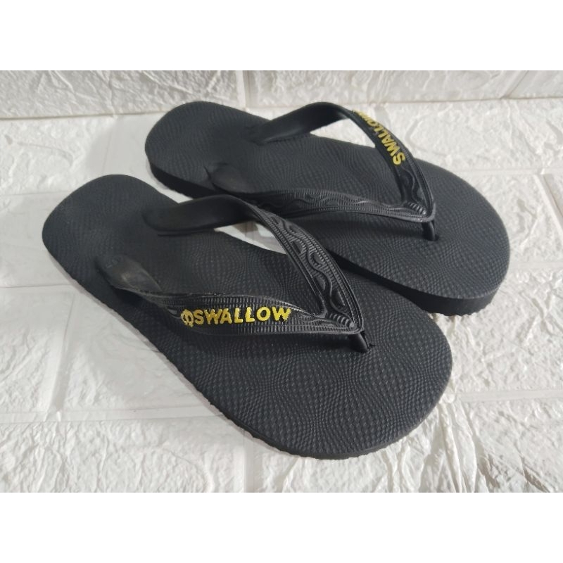 Sandal Jepit Swallow Black Pearl m01/ Sandal Jepit m01 Swallow Hitam
