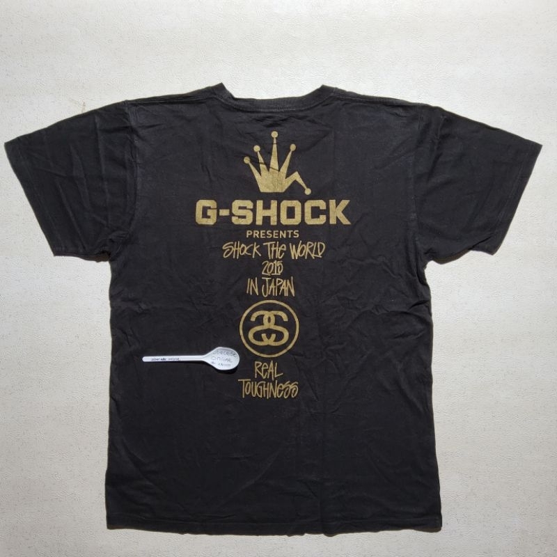 STUSSY X G-SHOCK  2015 "Real Toughness" T-Shirt size M LIMITED EDITION