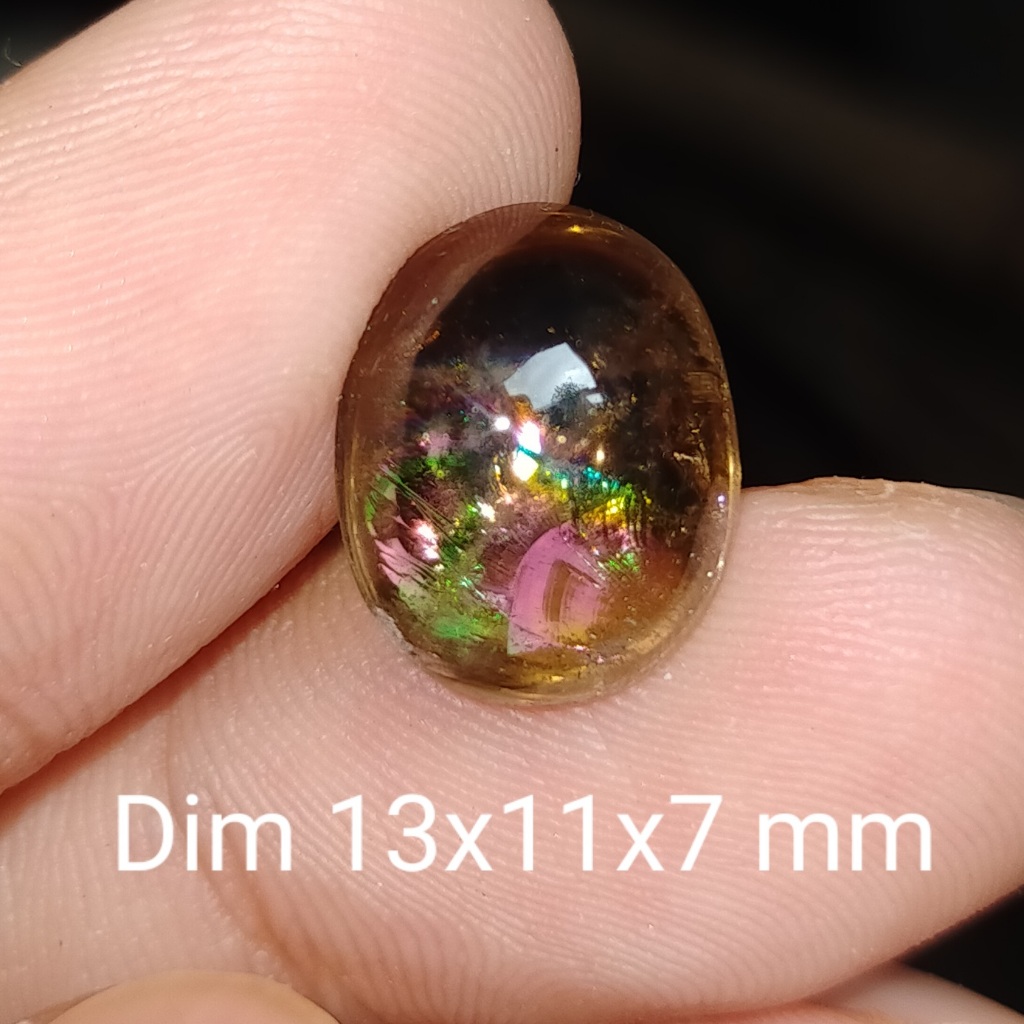 BATU KECUBUNG PELANGI TEH ASLI koleksi lainnya cincin kalimaya Wulung giok opal new akik bacan doko 
