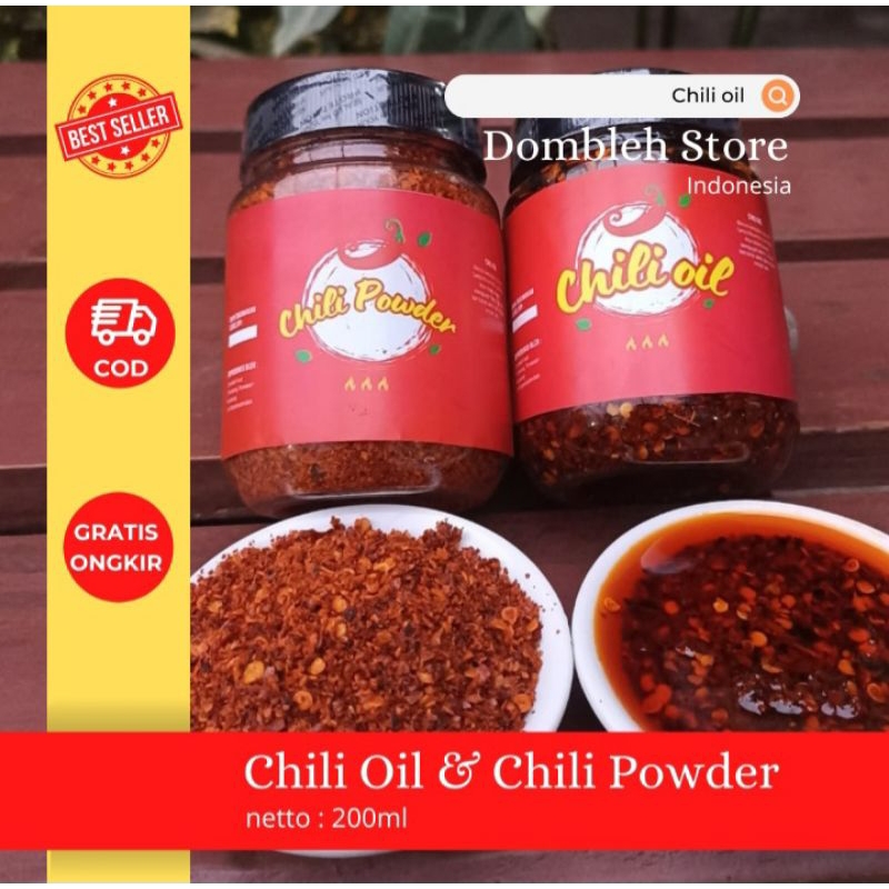 

CHILI OIL & CHILI POWDER MURAH Berempah Homemade (HALAL) By Dombleh