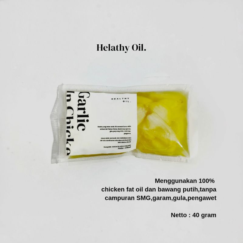 

[40 ML] Baceman MPASI Bawang Putih - Healthy Oil