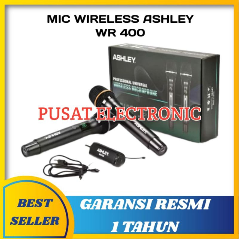 Mic Wireless Ashley Wr 400 Original