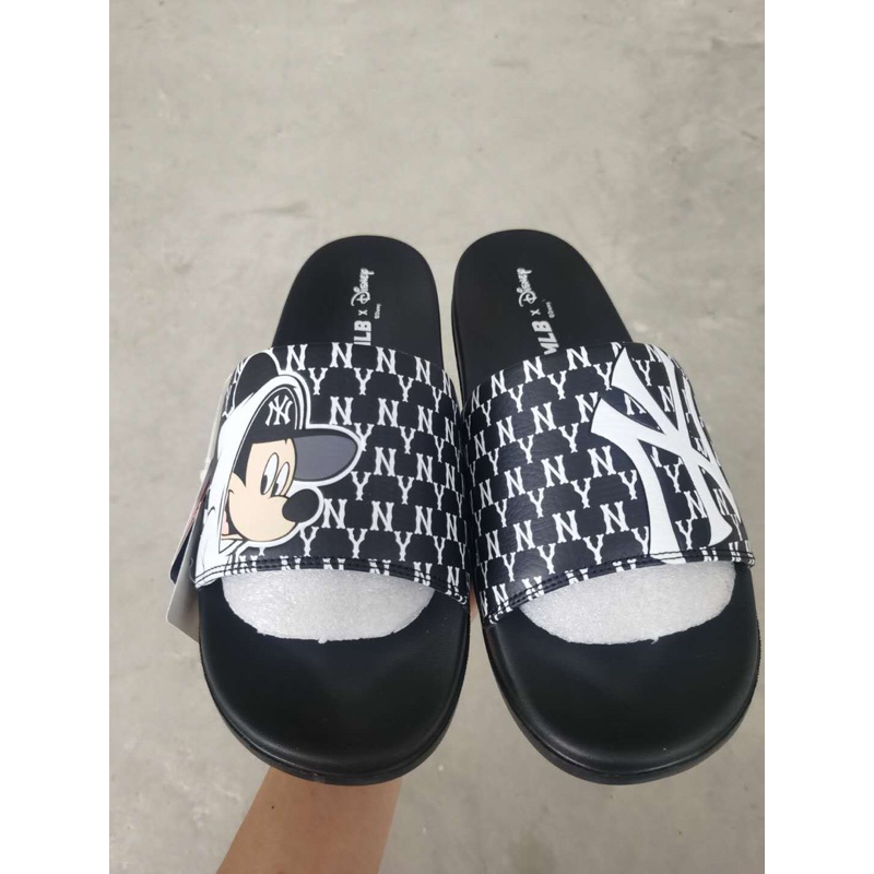 Sandal MLB Slide x Disney Black & White