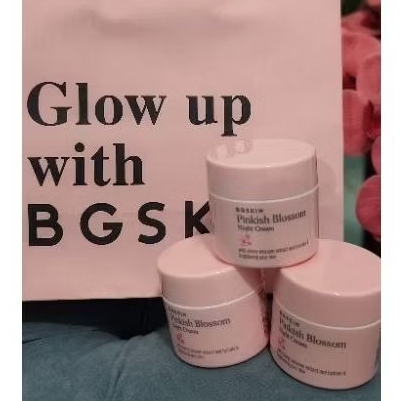 Night Pinkish Blossom bgskin