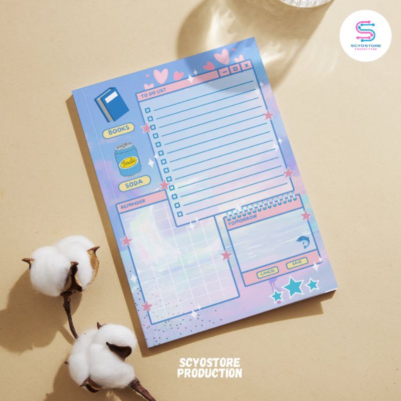

Buku Agenda Harian A6 Blue Skies Daily Planner 30 Lembar