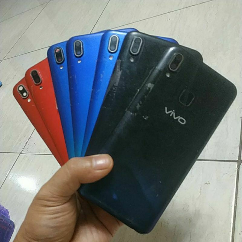 backdoor plus fingerprint bekas ori Vivo y91 y93 y95 tombol lengkap
