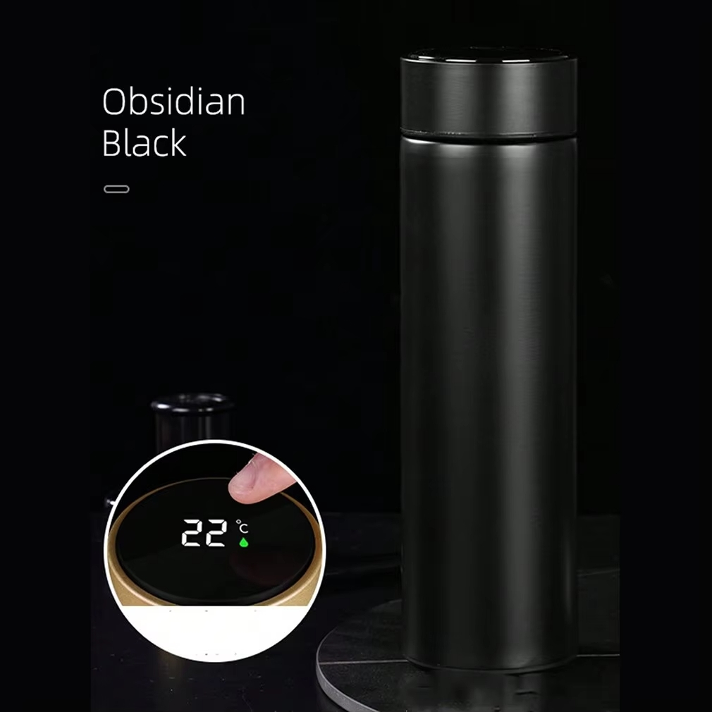 ORIGINAL TERMOS TUMBLER STAINLESS LED TEMPERATUR SUHU 500ML TAHAN PANAS DAN DINGIN