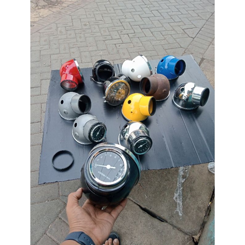 BATOK LAMPU YL PNP SPEEDOMETER BABON /BATOK YL SET RPM TOSA PNP CB GL100