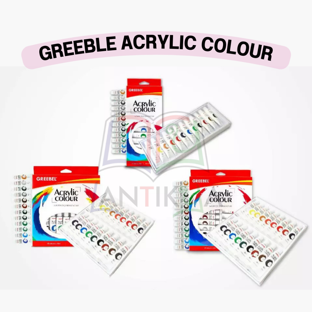 

GREEBEL Cat Akrilik / Cat Acrylic /10ml 12C,18C,24C Warna