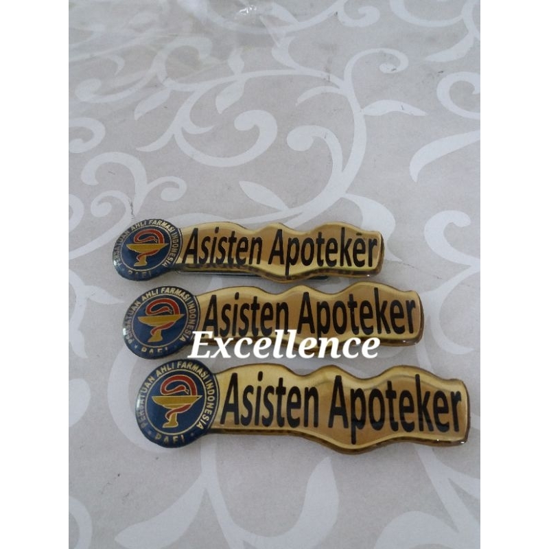 Pin Asisten Apoteker LOGO PAFI ukir