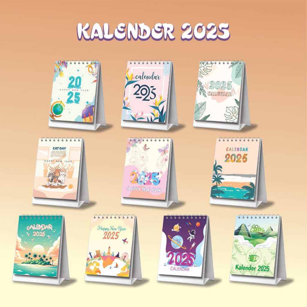 

KALENDER 2025 MINI - KALENDER MEJA MINI - CALENDER MEJA DUDUK 2025 KALENDER SOUVENIR 2025