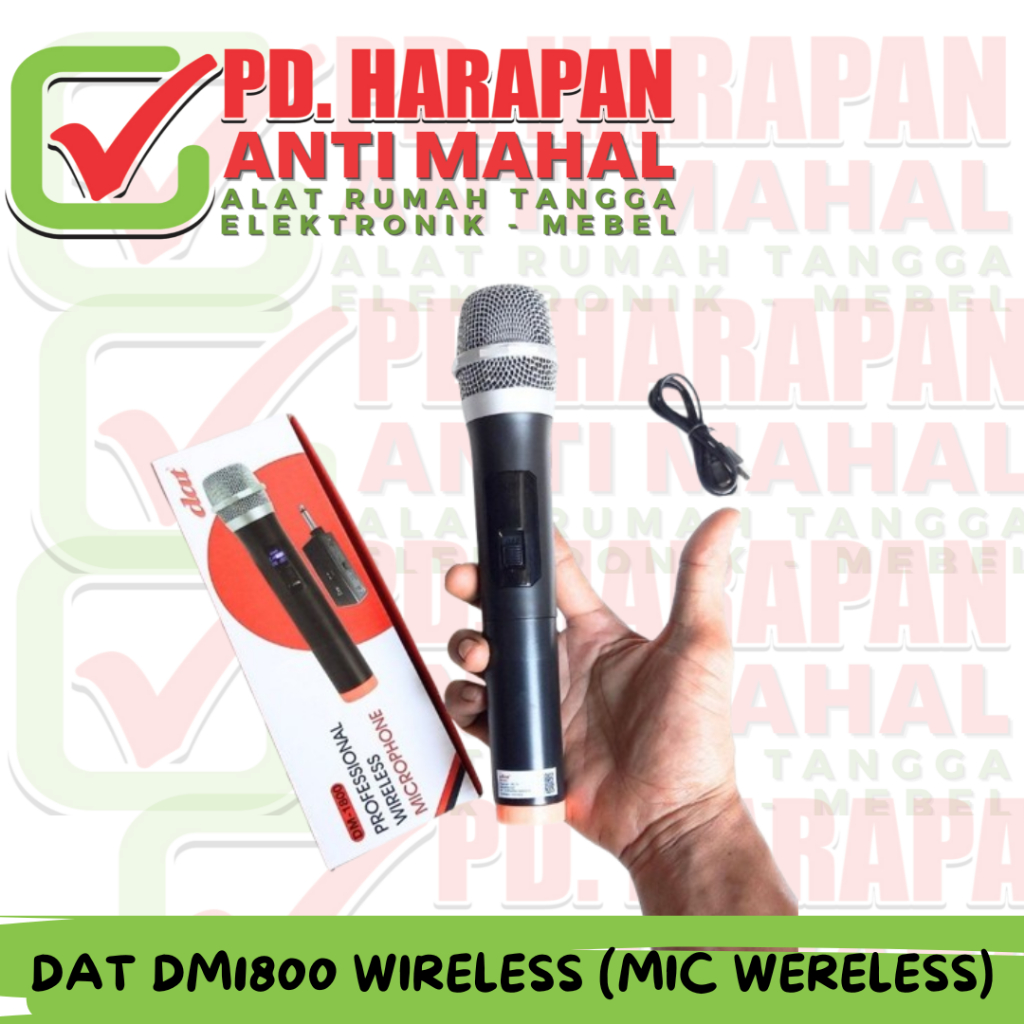 DAT DM1800 WIRELESS (MIC WERELESS)/MIC WIRELESS SINGLE