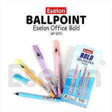 Ballpoint Eselon Bold GP243 (1pcs) / 1Pieces Pulpen Gel Office 0.5mm / Bolpen Murah