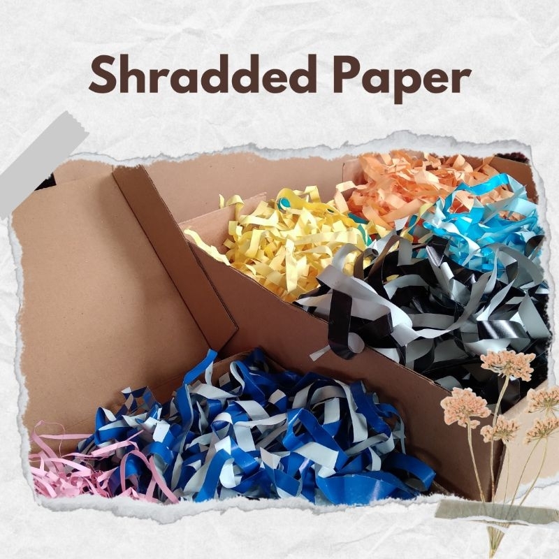 

Raniqisstore - (Minimal 50Gr) Shradded Paper /Kertas Cacah Gift Box
