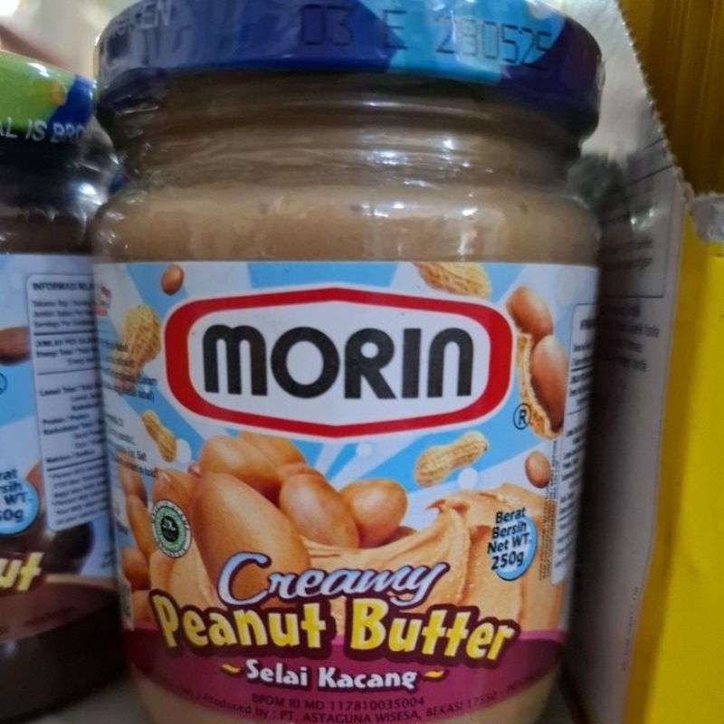 

MORIN CREAMY PEANUT BUTTER (SELAI KACANG) 250gr