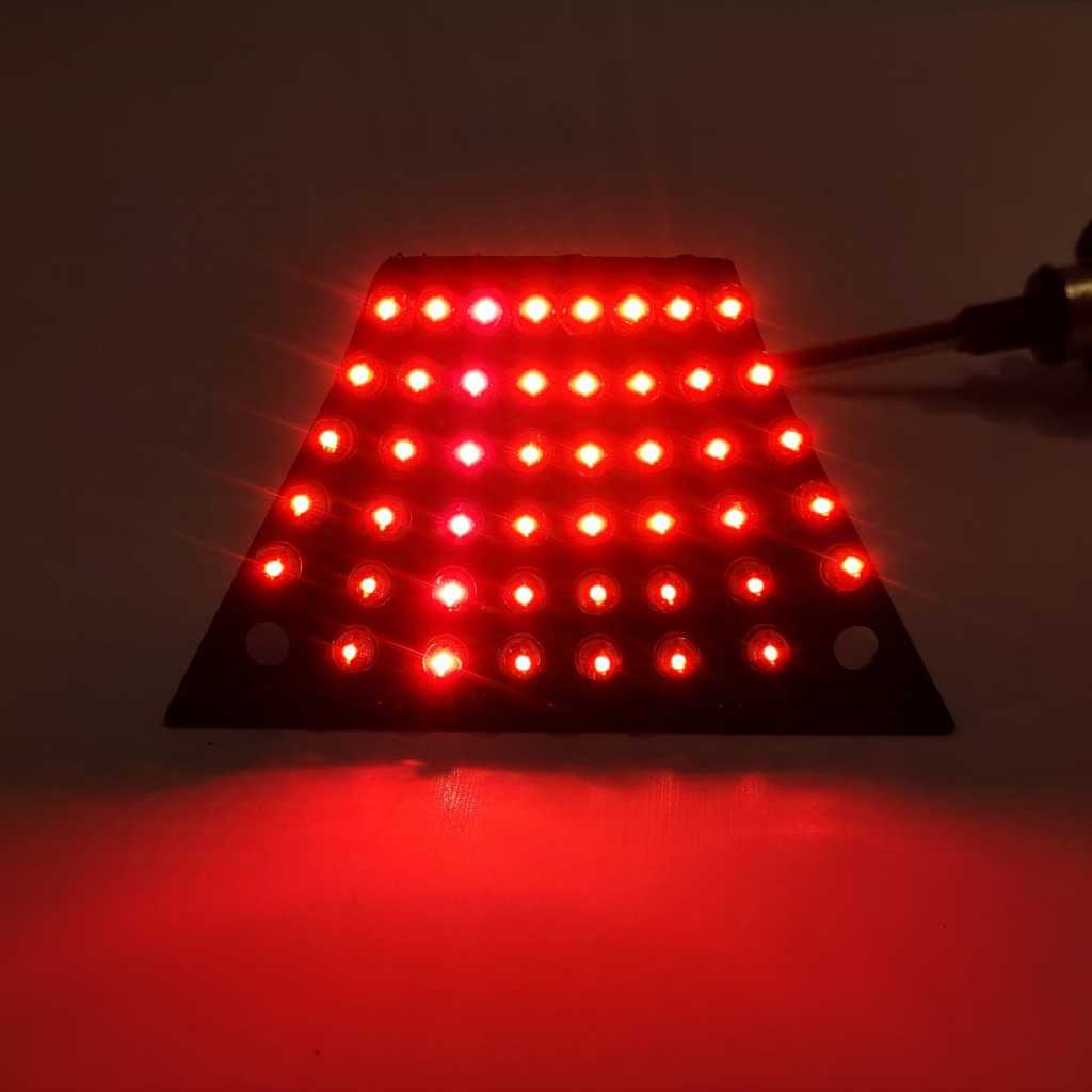 B5 Lampu stoplamp rem running LED beat karbu