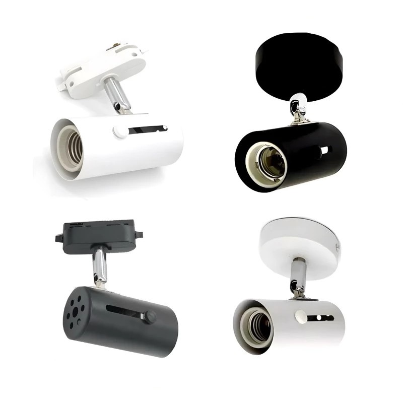 Kap rumah housing kosong lampu rel track tracklight rail rel rell led spotlight spot light Bohlam CO