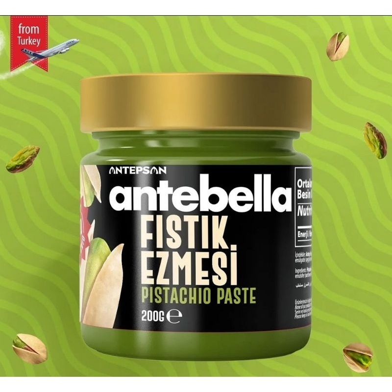 

ANTEBELLA PISTACHIO PASTE 70% 200GR