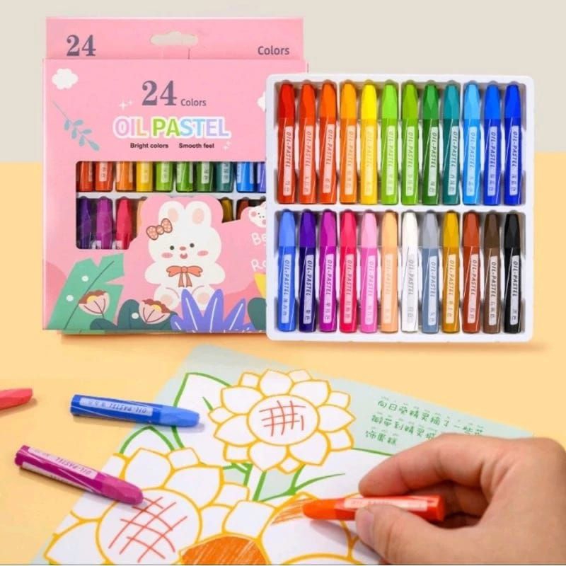 

1 SET KRAYON ISI 12 DAN 24 WARNA OIL BASED DENGAN PIGMENTASI TINGGI
