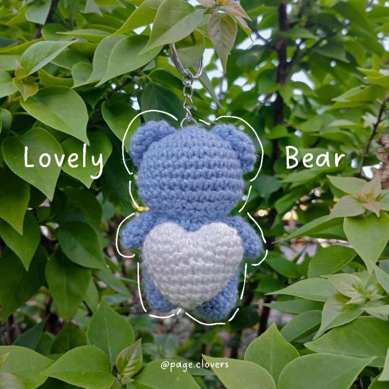 Gantungan Kunci Lovely Runner (Lovely Bear Keychain) | Amigurumi |