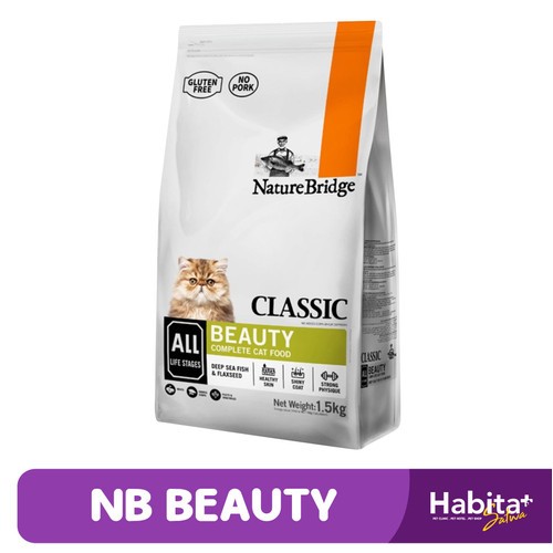 Nature Bridge Cat Beauty All Stages 9kg makanan kucing Nature Bridge