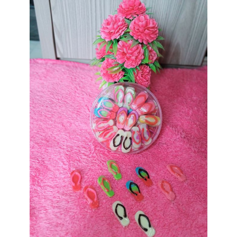 

Cokalat Sandal berat 250gr/toples