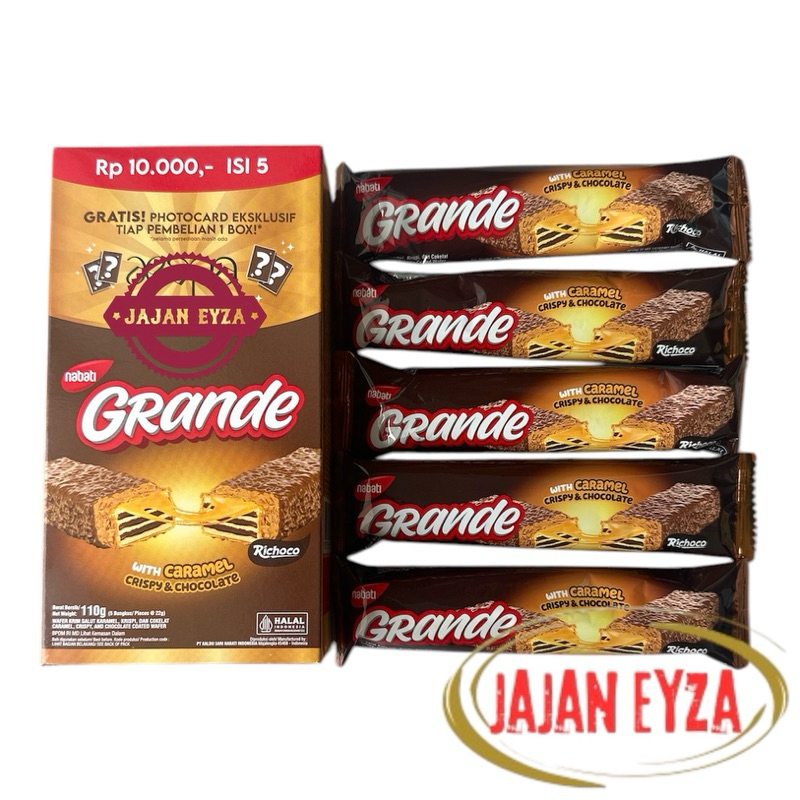 

NABATI WAFER COKELAT GRANDE AESPA BOX ISI 5 PCS