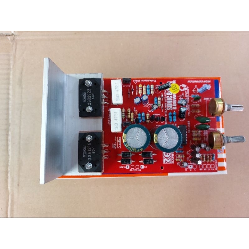 Kit Aktif Subwoofer Sonic Boom Sanken 2SC2922 2SA1216