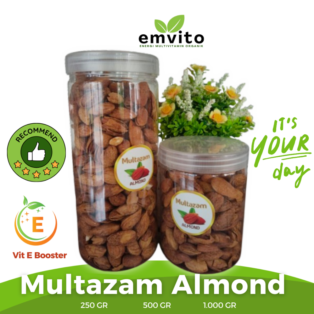 

Almond Kulit Gurih Manis Original Family, Travel dan Office Pack