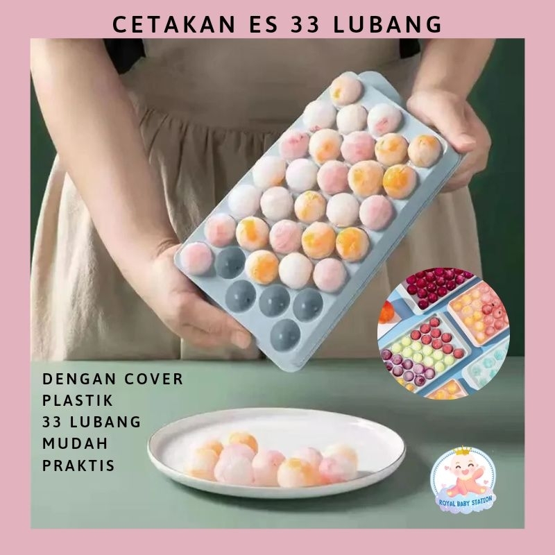 Cetakan Es Batu Es Buah jelly 33 Lubang