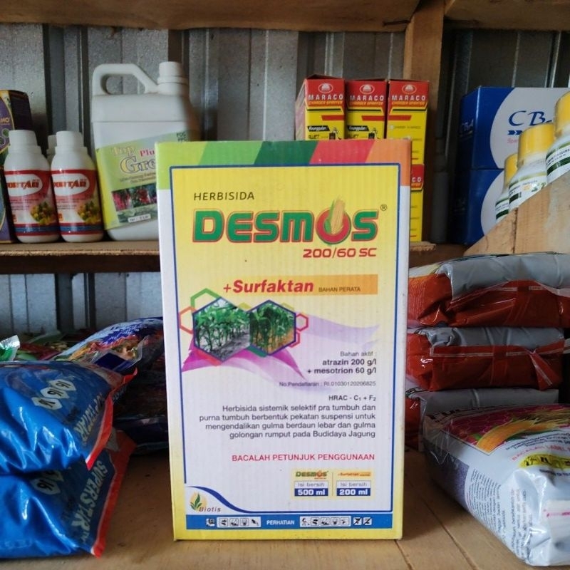 herbisida selektif jagung DESMOS 200/60SC kemasan 500ml