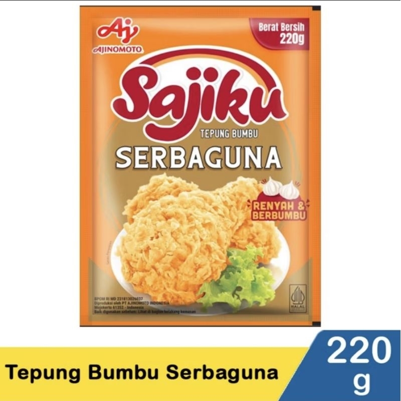 

Sajiku tepung bumbu 220gr