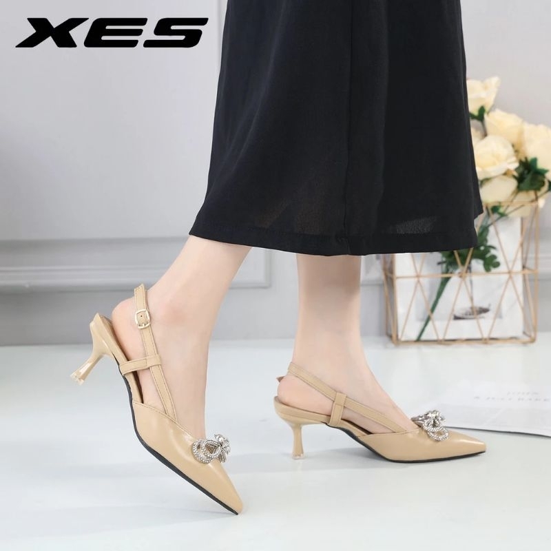 PRELOVED SEPATU HEELS BY XES | SEPATU PESTA | SEPATU WISUDA | HEELS KONDANGAN
