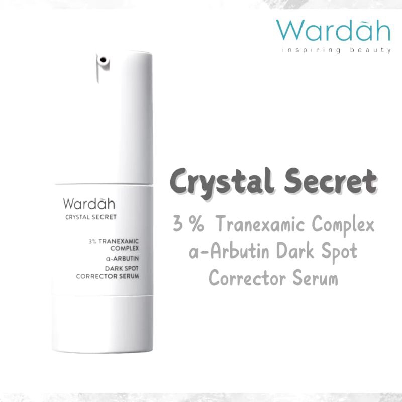 WARDAH CRYSTAL SECRET SERUM 20ML/WARDAH SERUM/WARDAH  SERUM CRYSTAL SECRET 20ML