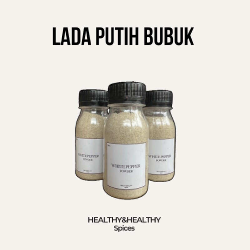 

Lada Putih Bubuk 50 Gr - White Pepper Powder 50 Gr