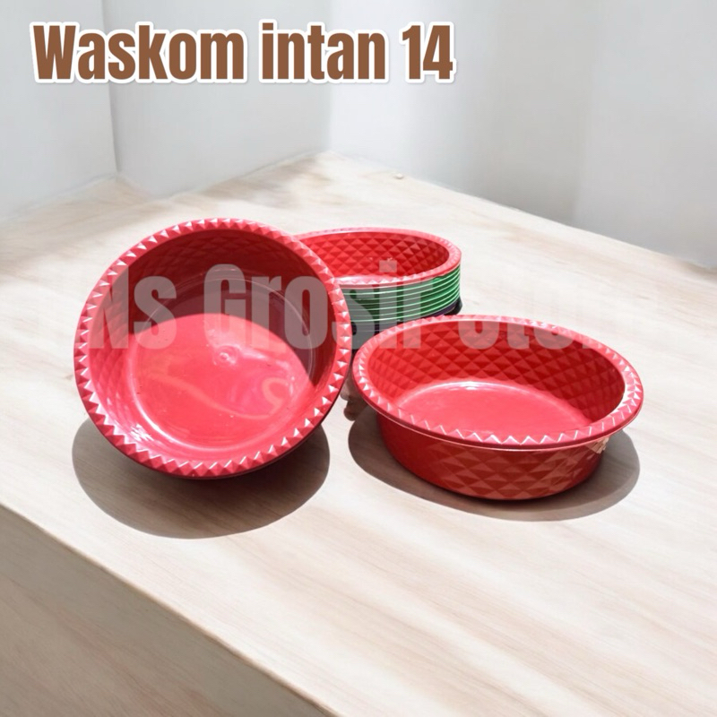 (12bj) waskom baskom 14 intan plastik - besek hajatan serbaguna grosir