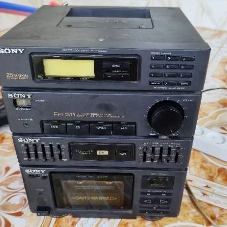 Mesin Kompo Radio Jadul Antik Vintage Radio Tipe Sony FH-311 hanya yg diorder Part Kanibalnya