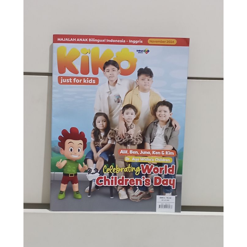 Majalah Just For Kids KIKO Edisi November 2024