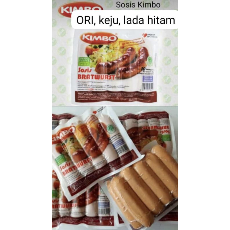 

sosis sapi kimbo 500gram isi 10 pcs (ori, keju, lada hitam)