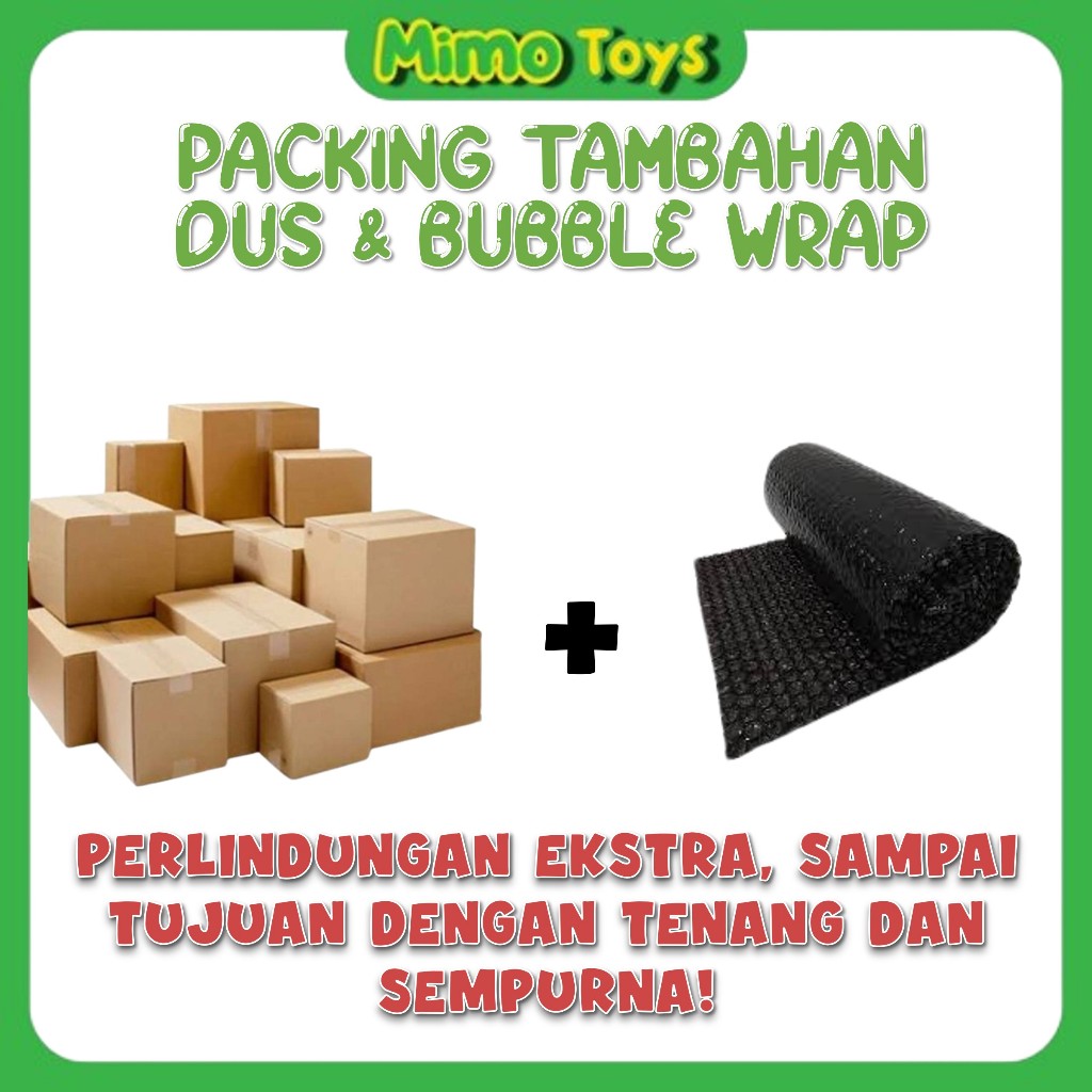 

BOX DAN DOUBLE PACKING BUBBLE WRAP TAMBAHAN UNTUK KEAMANAN, HANYA UNTUK YANG BELANJA DI MIMO TOYS