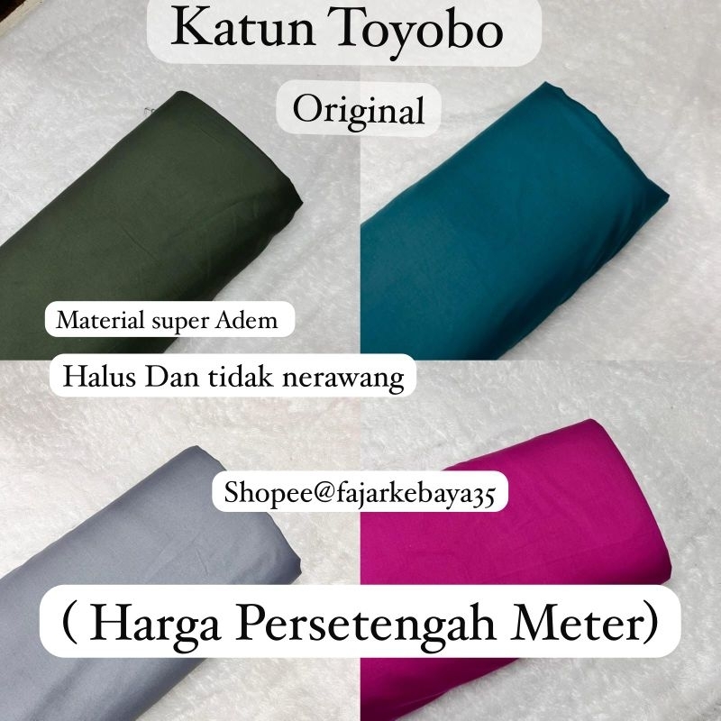 ( COD) Toyobo / Toyobo premium / Toyobo royal mix. / Katun hakus. katun jepang / bahan kemeja/ kain 