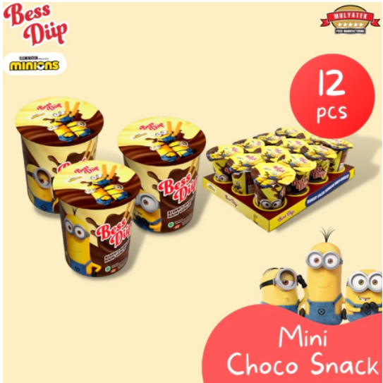 

Bess Diip Choco Snack Biscuits 8gr x 12 pcs