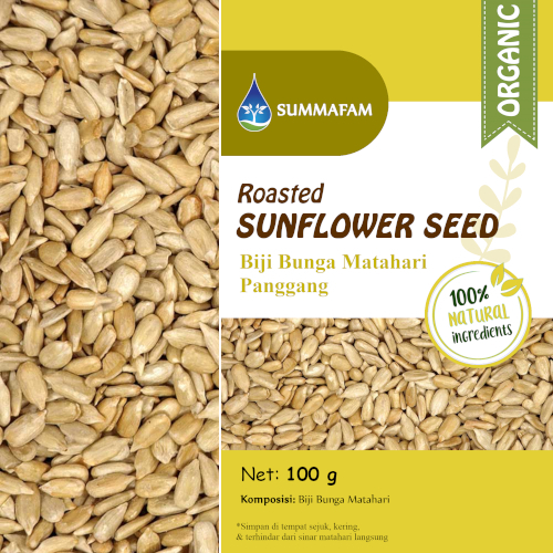 

summafam biji bunga matahari kupas panggang - sunflower seed roasted